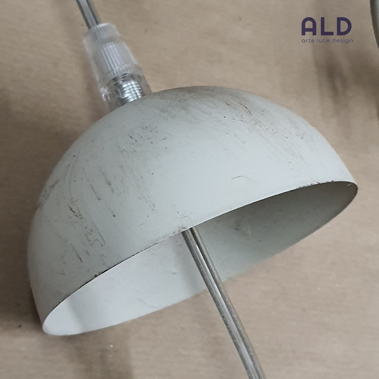 Lampadario classico artigianale in ferro battuto per cucina ingresso 1 luce e14