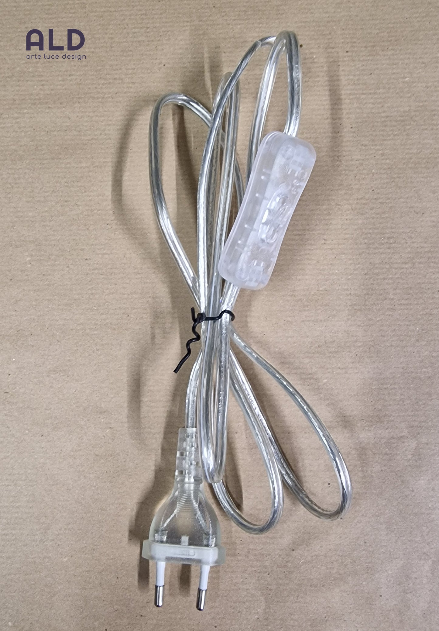 Cablaggio lumetti pulsante on off cavo 1,5mt trasparente lumi lampade comodino