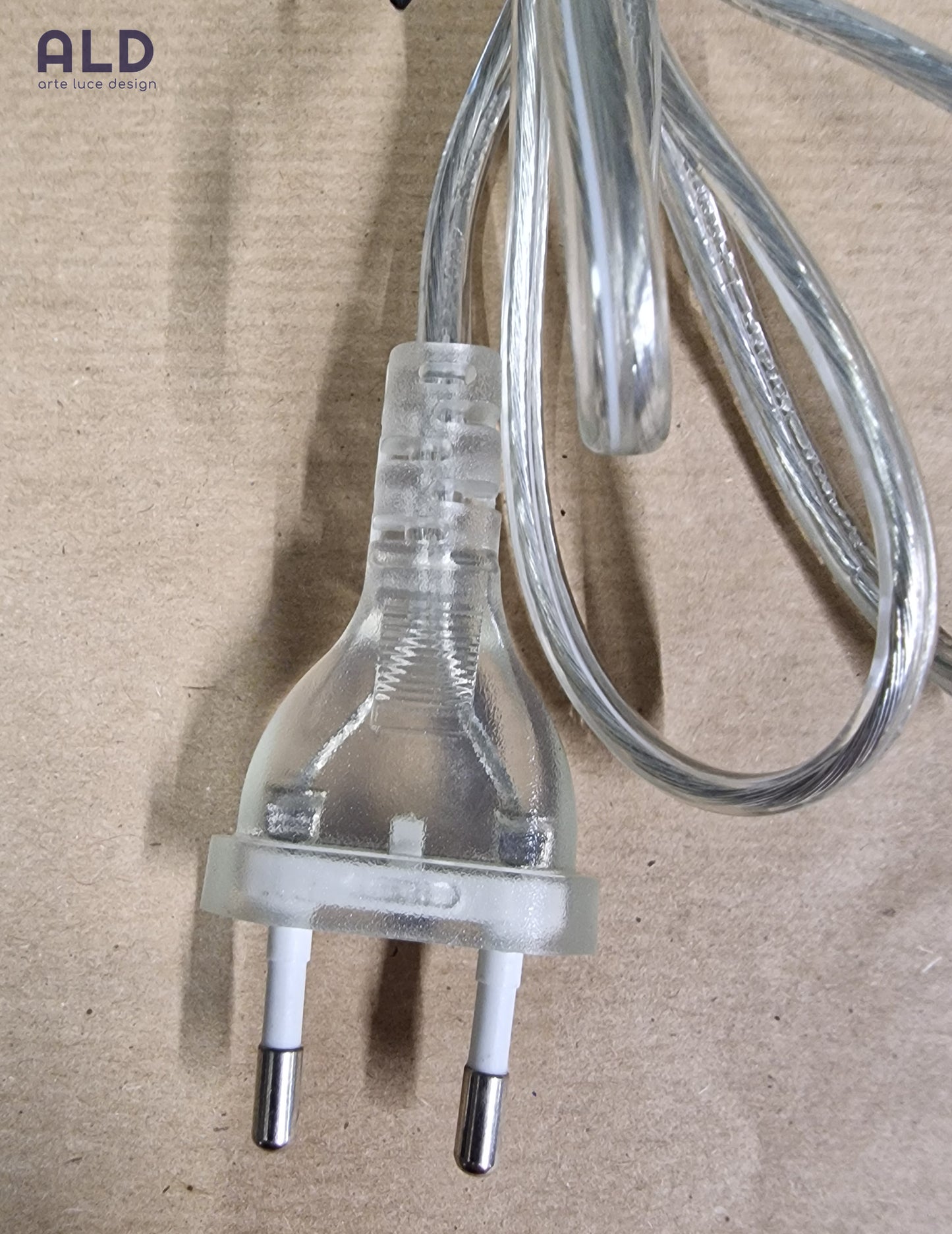 Cablaggio lumetti pulsante on off cavo 1,5mt trasparente lumi lampade comodino