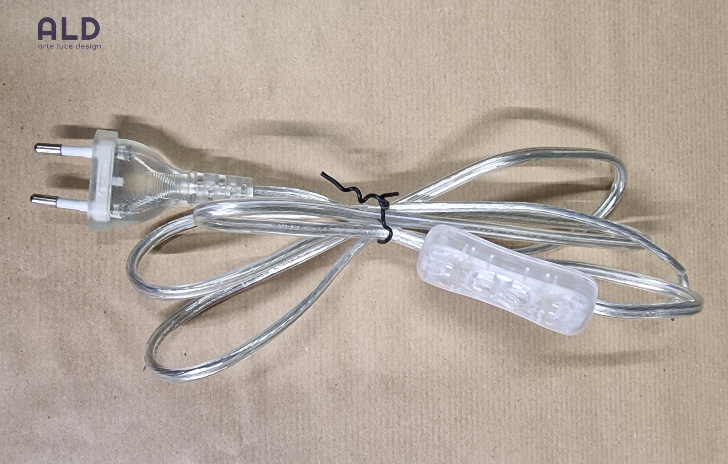 Cablaggio lumetti pulsante on off cavo 1,5mt trasparente lumi lampade comodino