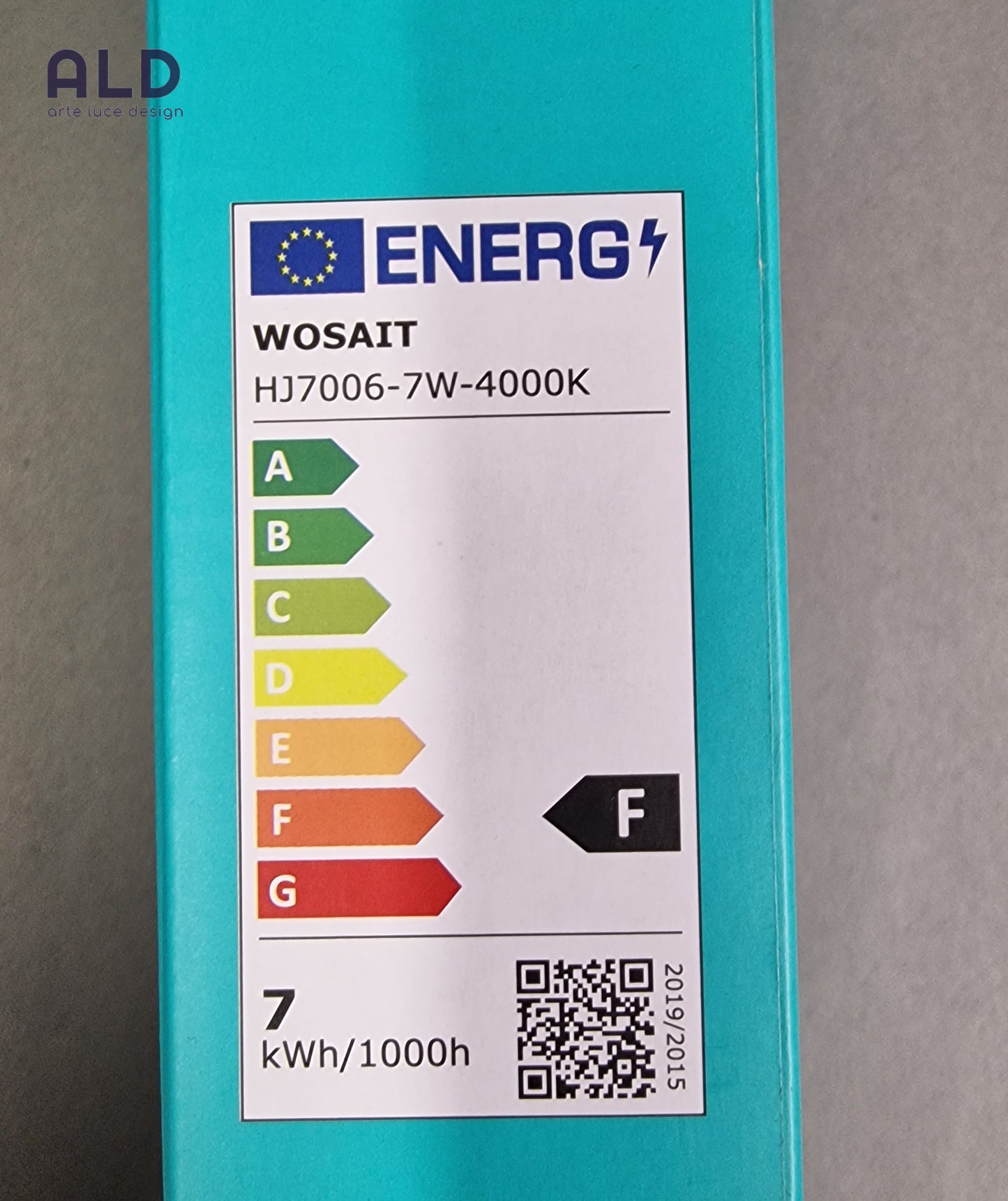 Lampada led da specchio alluminio bianco applique da bagno spot per interno 7w