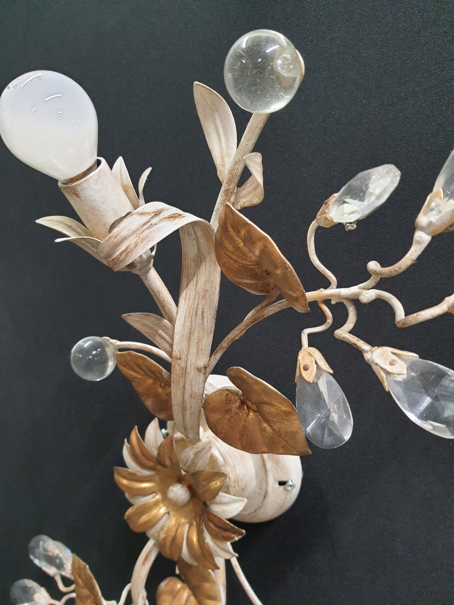 Plafoniera a 2 luci e14 stile fiorentino lampada classica da soffito o parete