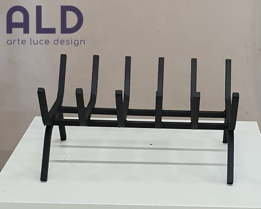 Poggialegna in ferro pesante portalegna da camino caminetto stufa a 6 elementi