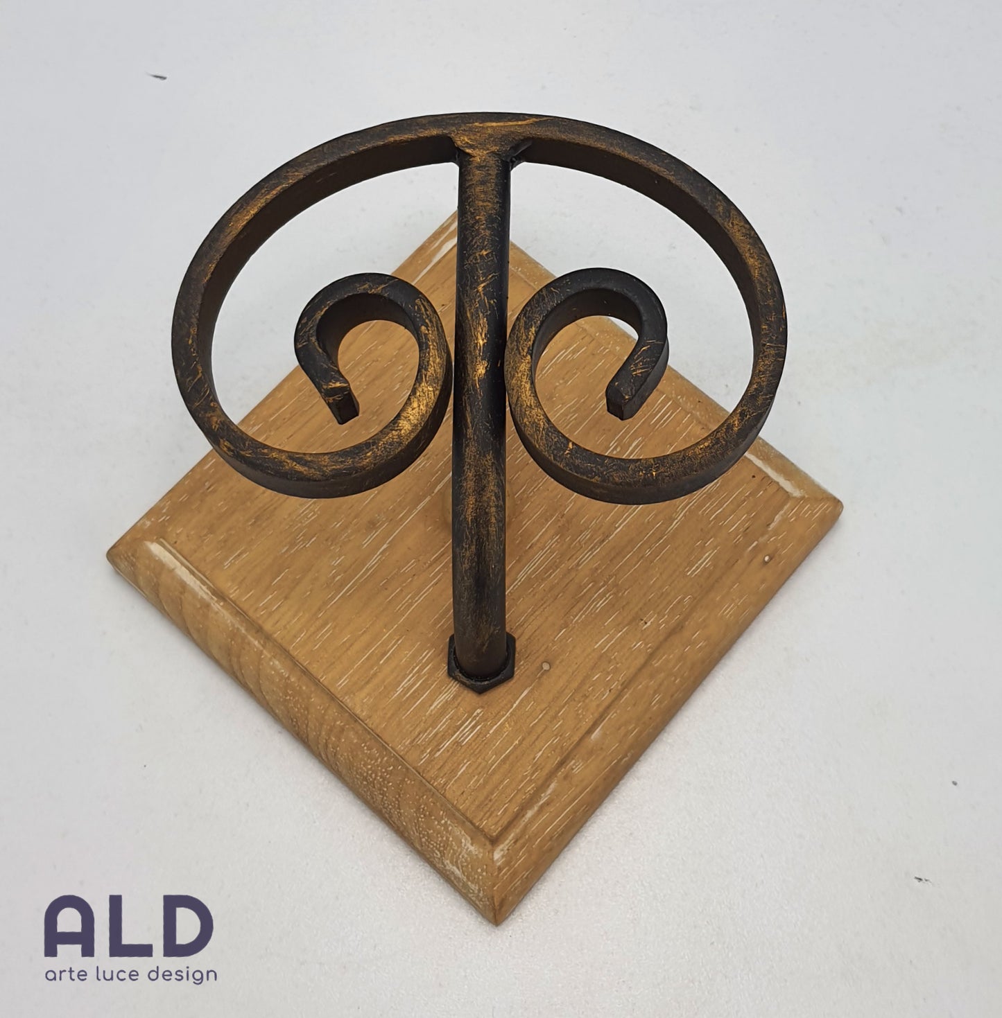 Appendi abiti da parete appendino a 1 posto bronzo attaccapanni in ferro battuto