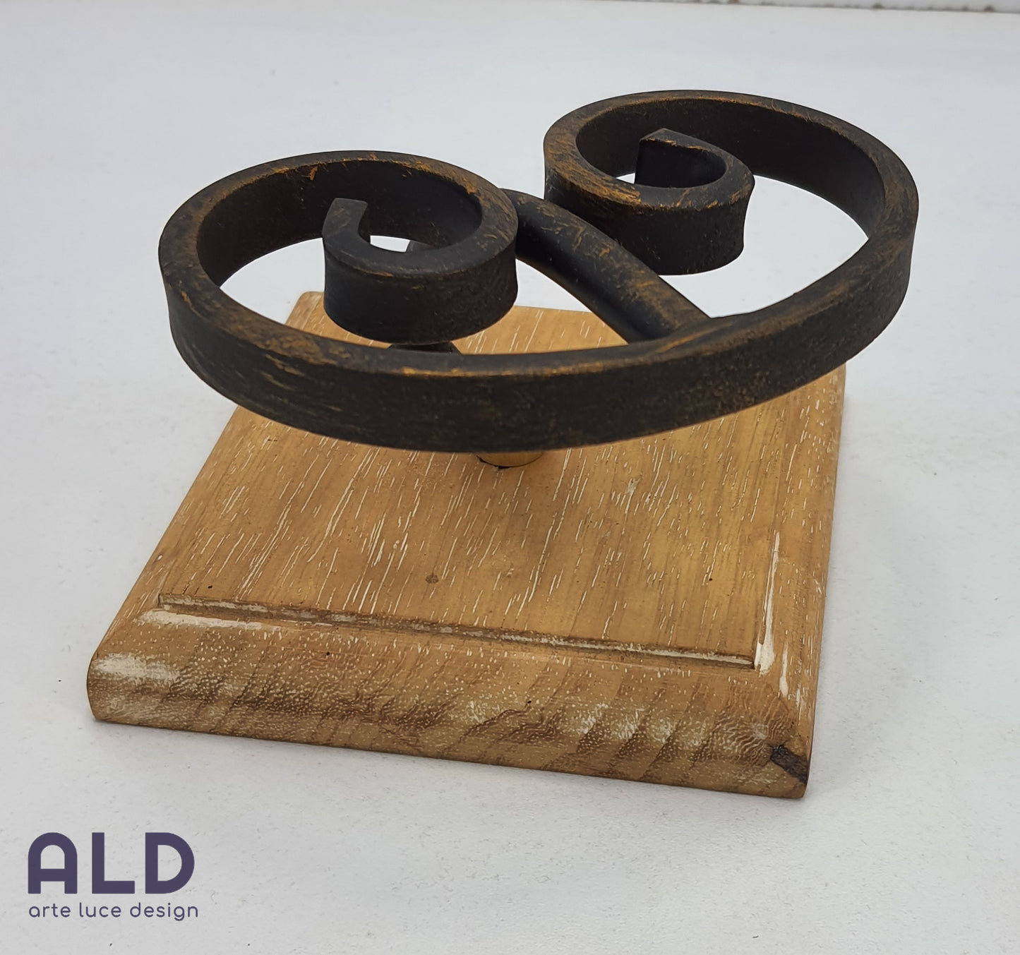 Appendi abiti da parete appendino a 1 posto bronzo attaccapanni in ferro battuto