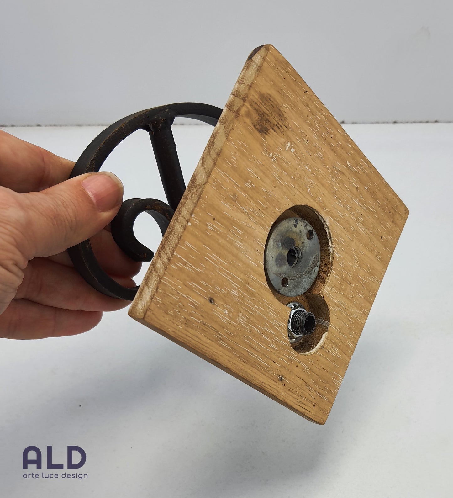 Appendi abiti da parete appendino a 1 posto bronzo attaccapanni in ferro battuto