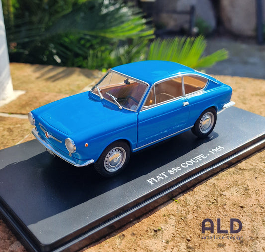 modellino auto scala 1/24 usato fiat 850 coupe del 1965 modellini da collezione
