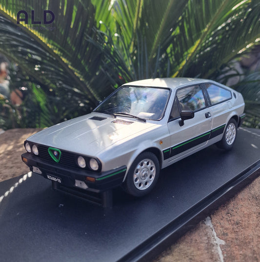 modellino auto scala 1/18 ALFA ROMEO SPRINT 1.5 QUADRIFOGLIO VERDE modellini