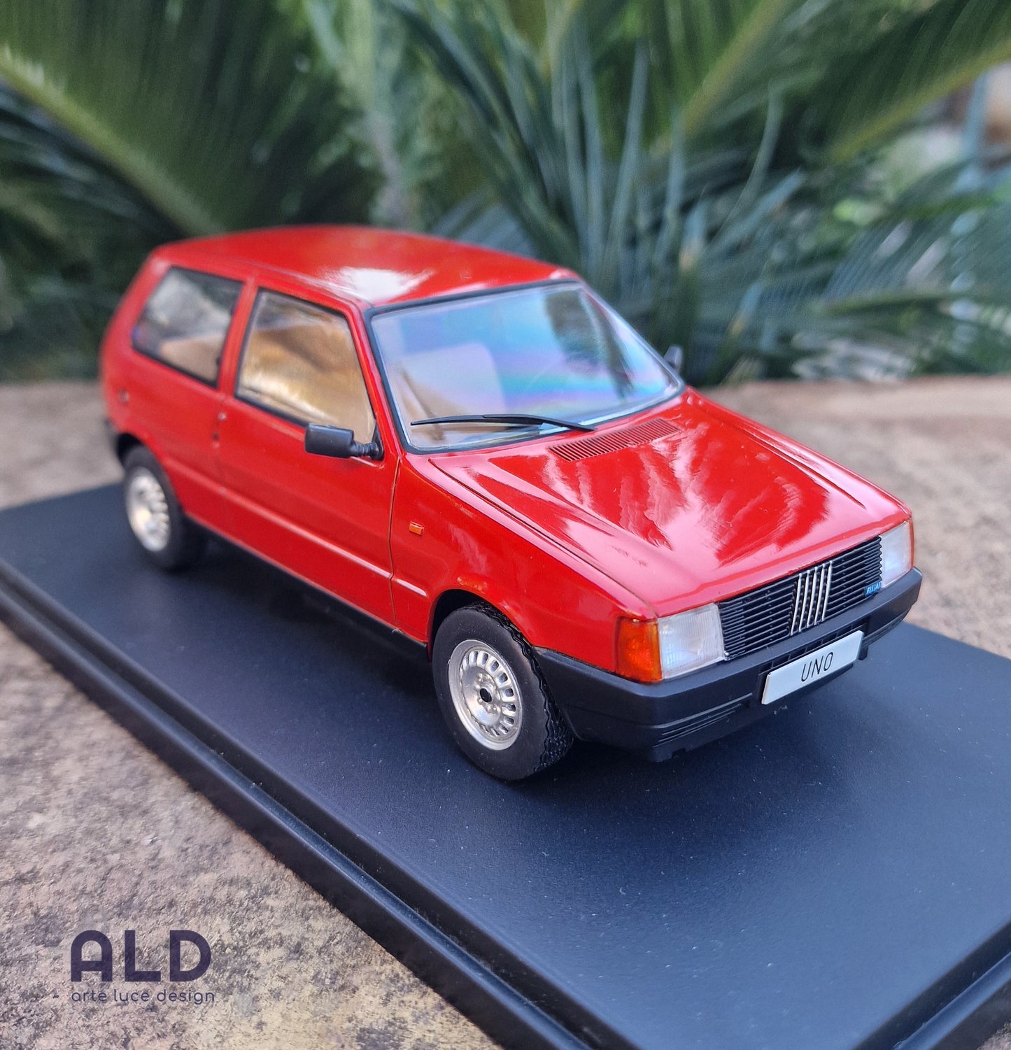 modellino auto scala 1/24 fiat uno 3 porte modellini da collezione die cast