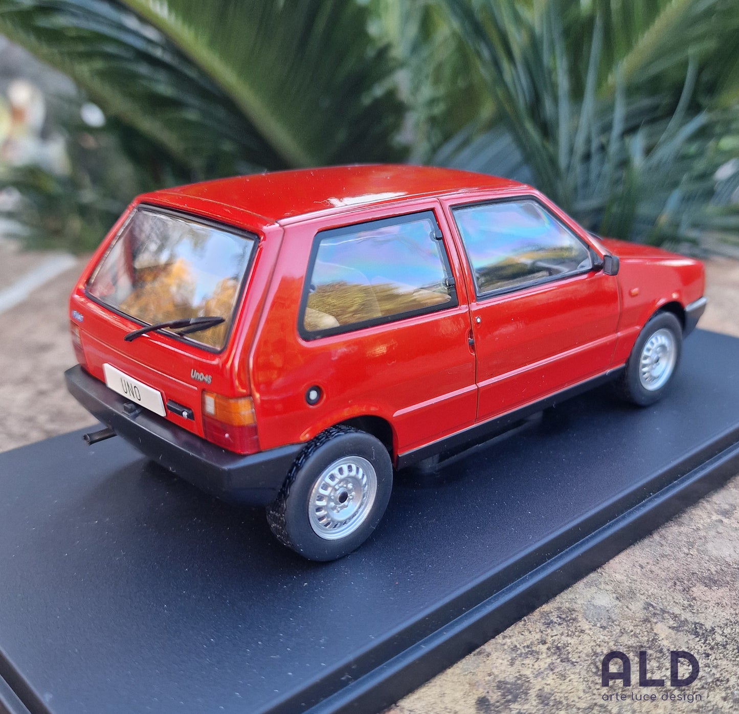 modellino auto scala 1/24 fiat uno 3 porte modellini da collezione die cast