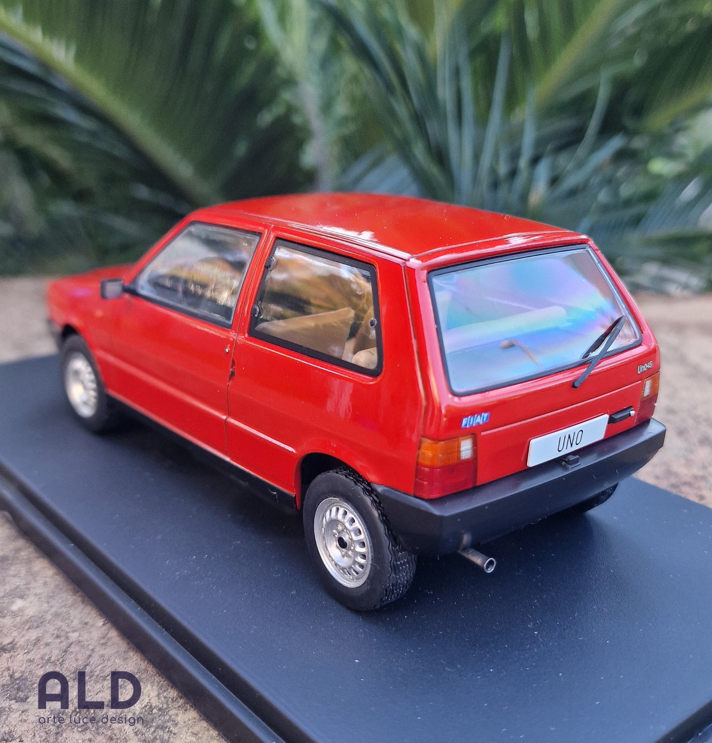 modellino auto scala 1/24 fiat uno 3 porte modellini da collezione die cast