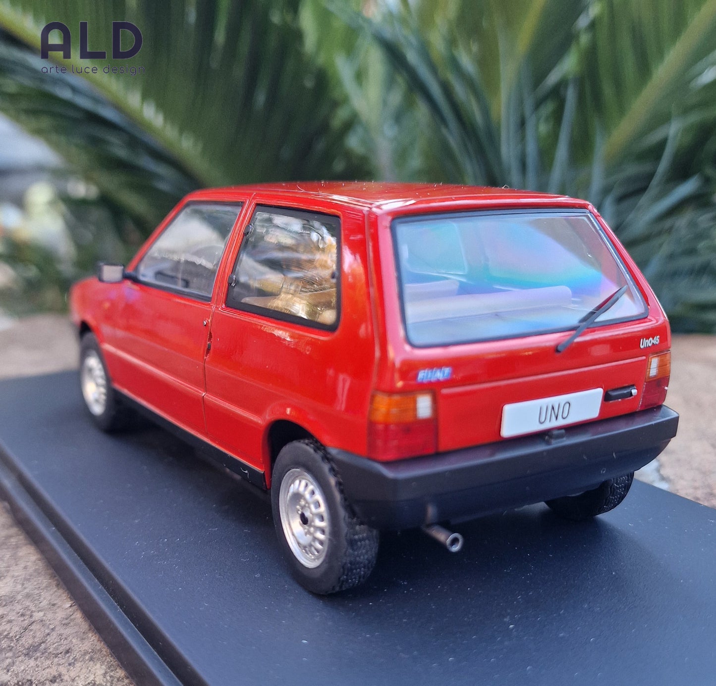 modellino auto scala 1/24 fiat uno 3 porte modellini da collezione die cast