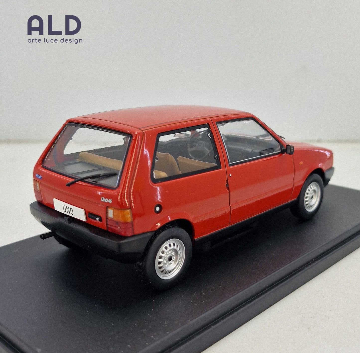 modellino auto scala 1/24 fiat uno 3 porte modellini da collezione die cast