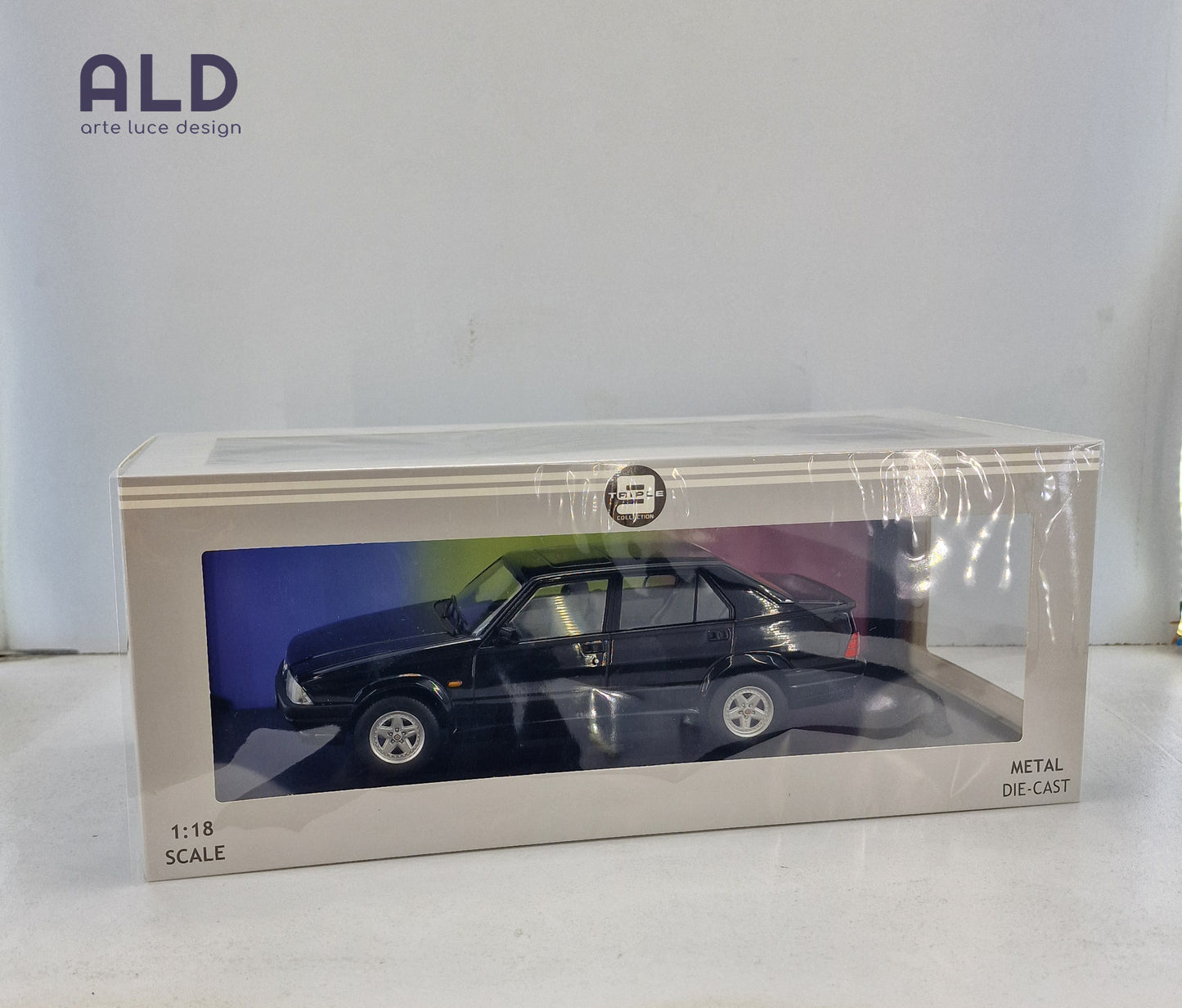 modellino auto scala 1;18 alfa romeo 75 del 1991 N modellini diecast