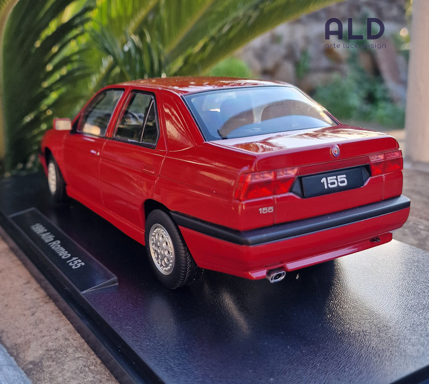 modellino auto scala 1/18 alfa romeo 155 del 1996 modellini diecast triple9