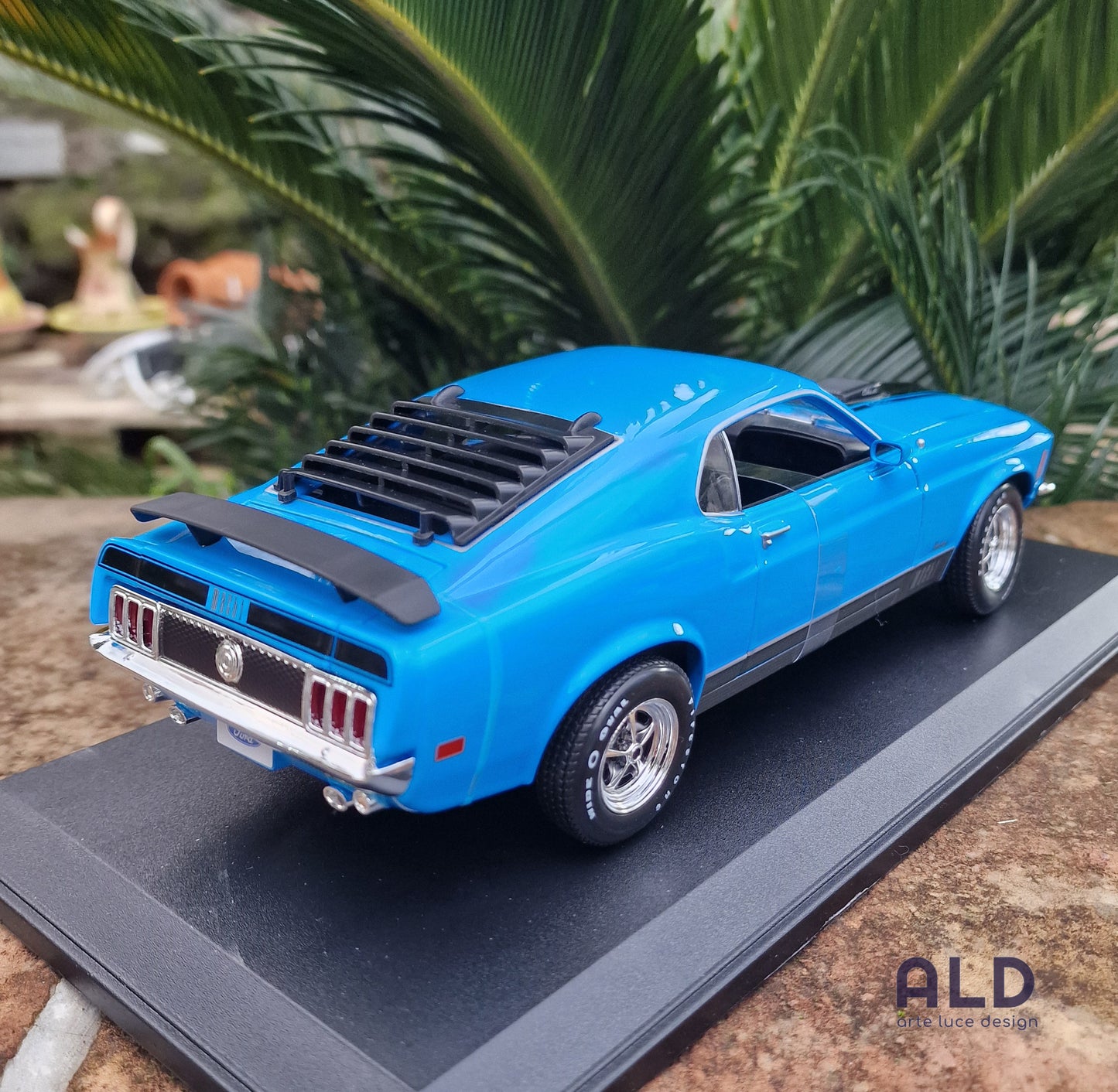 modellino auto scala 1/18 ford mustang mach 1 del 1970 della maisto
