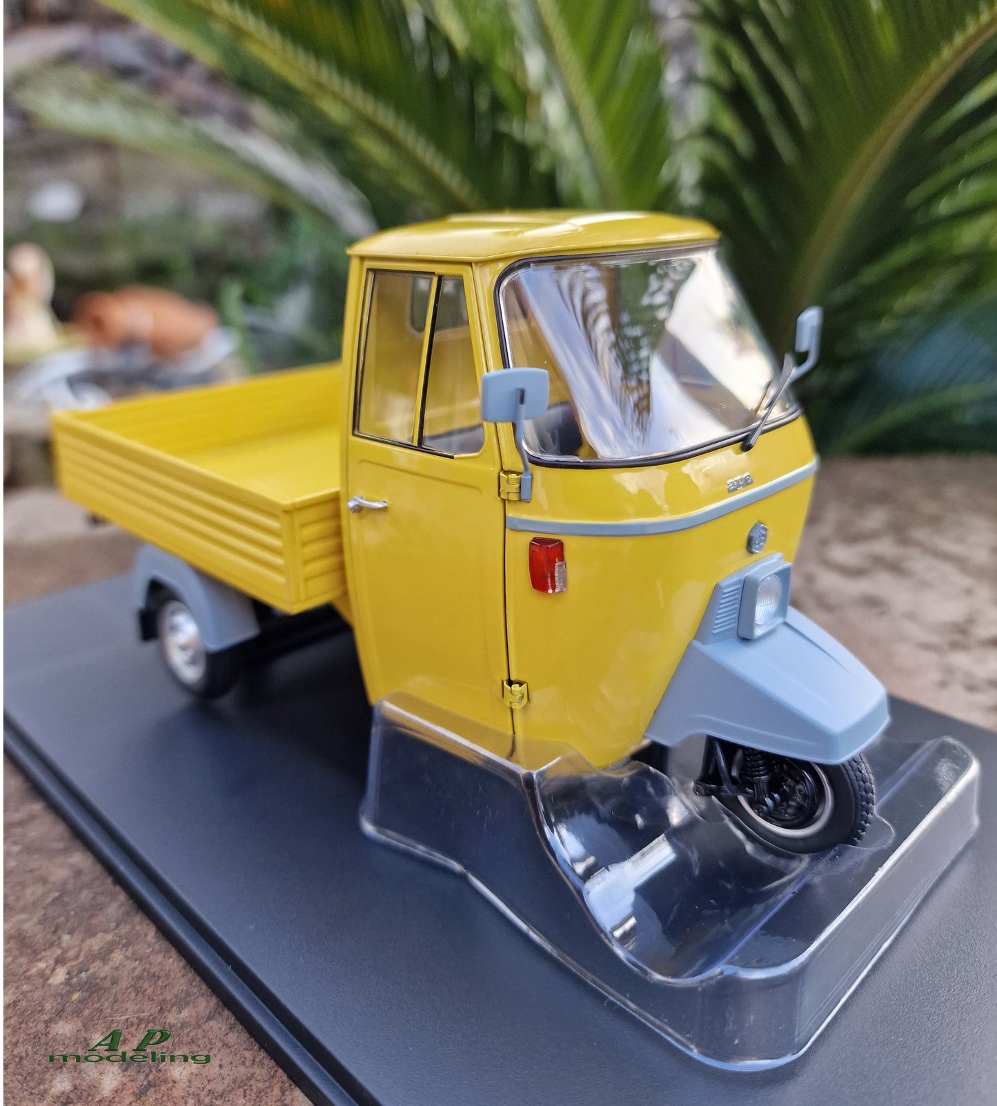 modellino ape piaggio 501 scala 1/18 modellini motocarro da collezione mitica G