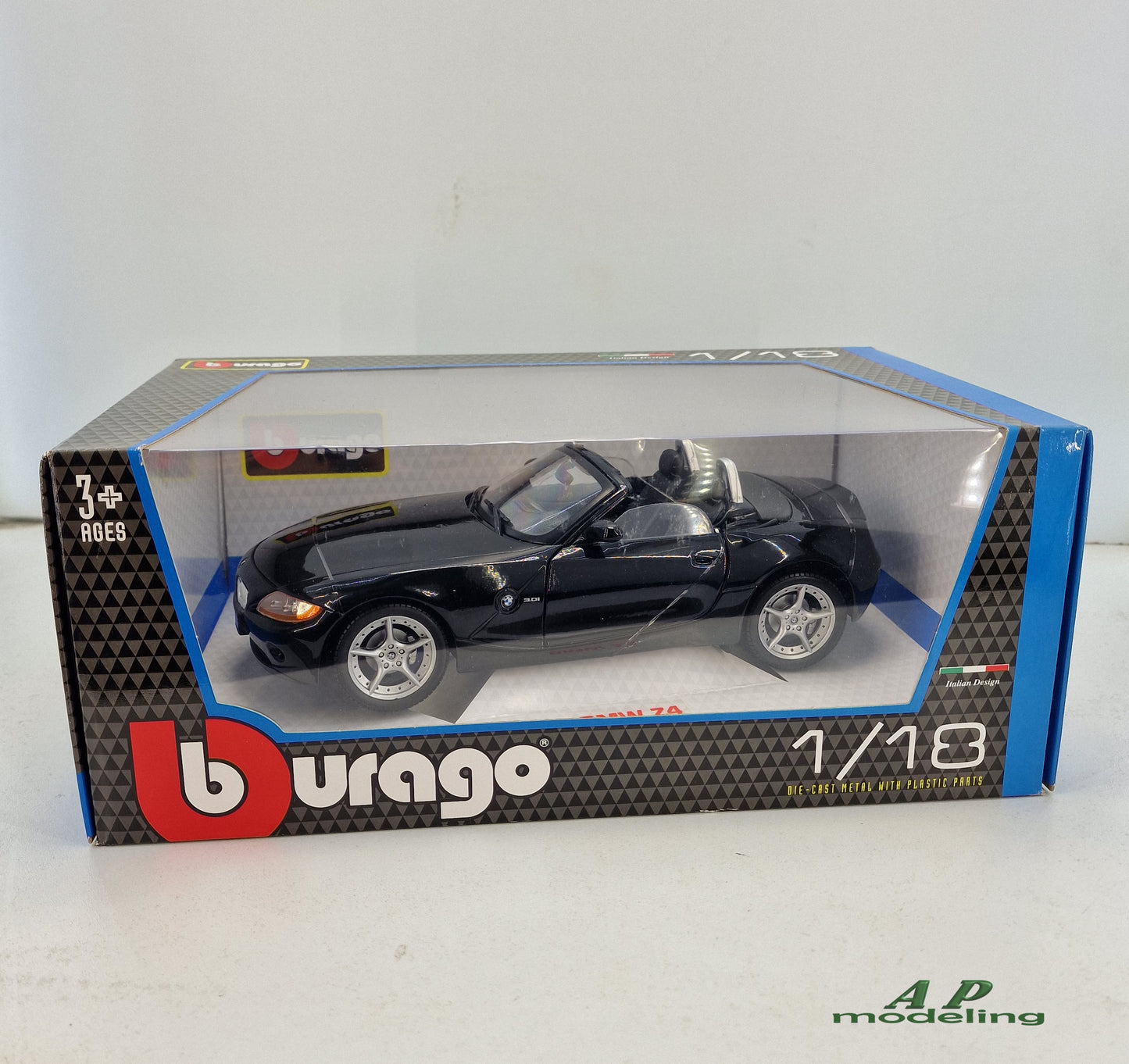 modellino auto scala 1/18 bmw Z4 cabrio modellini da collezione die cast
