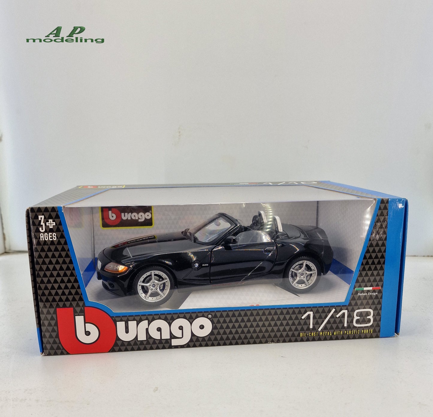 modellino auto scala 1/18 bmw Z4 cabrio modellini da collezione die cast