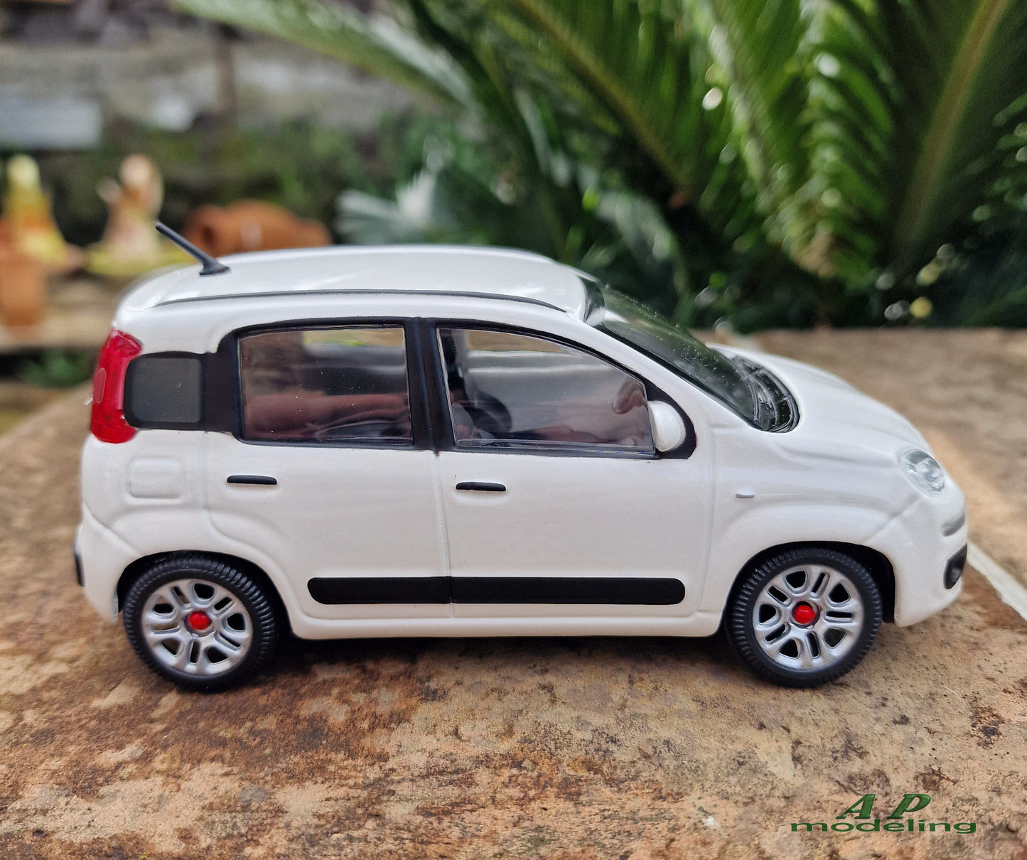 modellino auto scala 1/24 fiat nuova panda modellini da collezione bburago