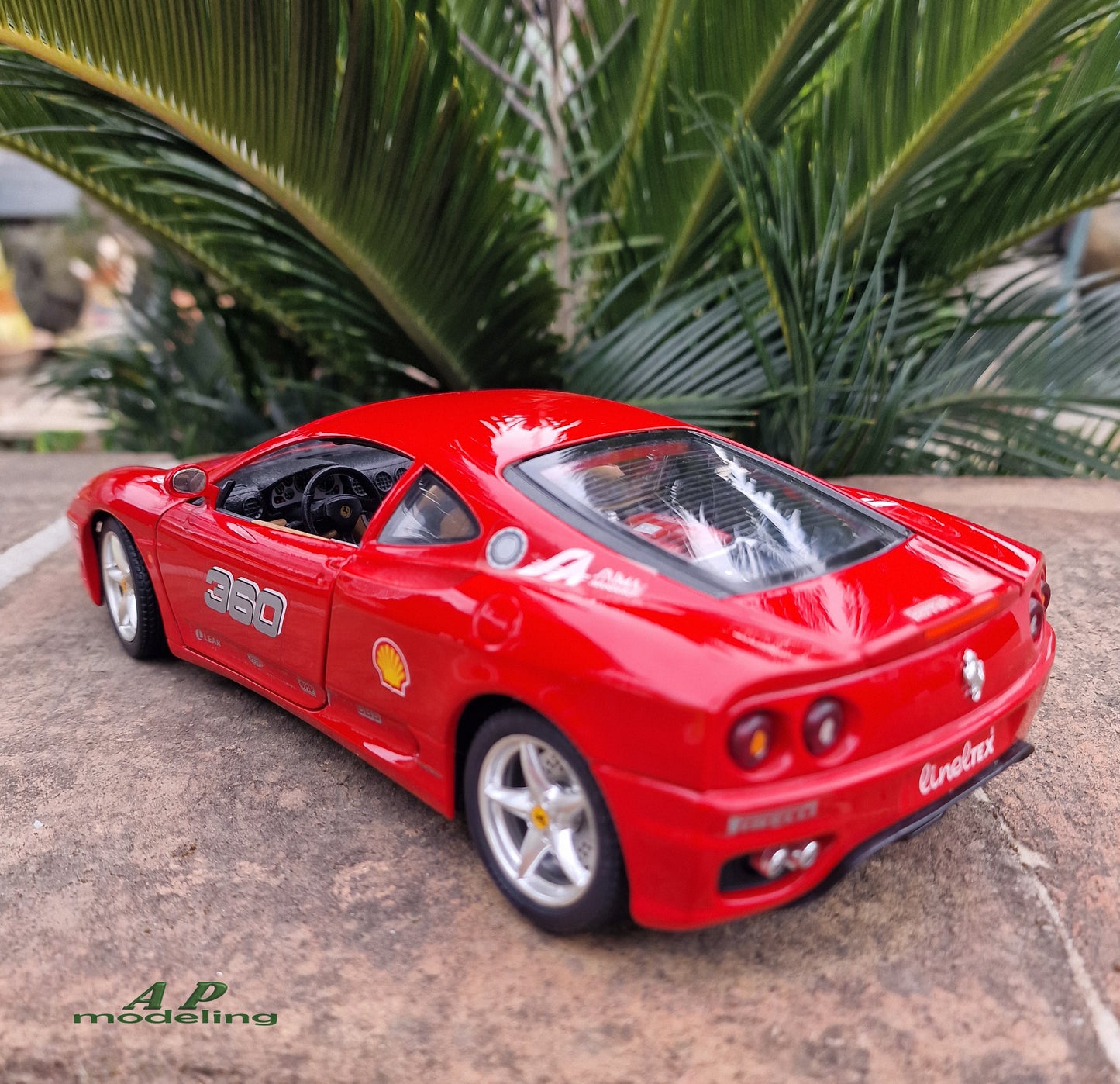 modellino auto scala 1/18 ferrari 360 modena modellini della bburago