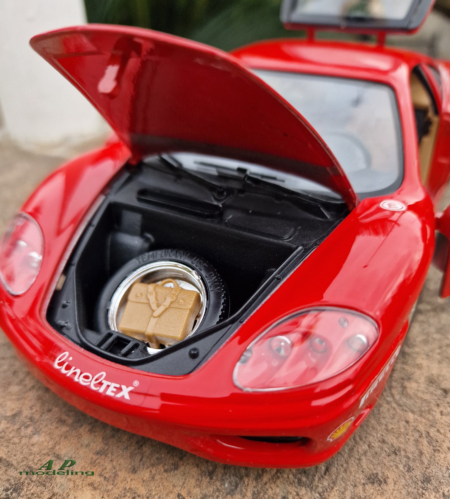 modellino auto scala 1/18 ferrari 360 modena modellini della bburago