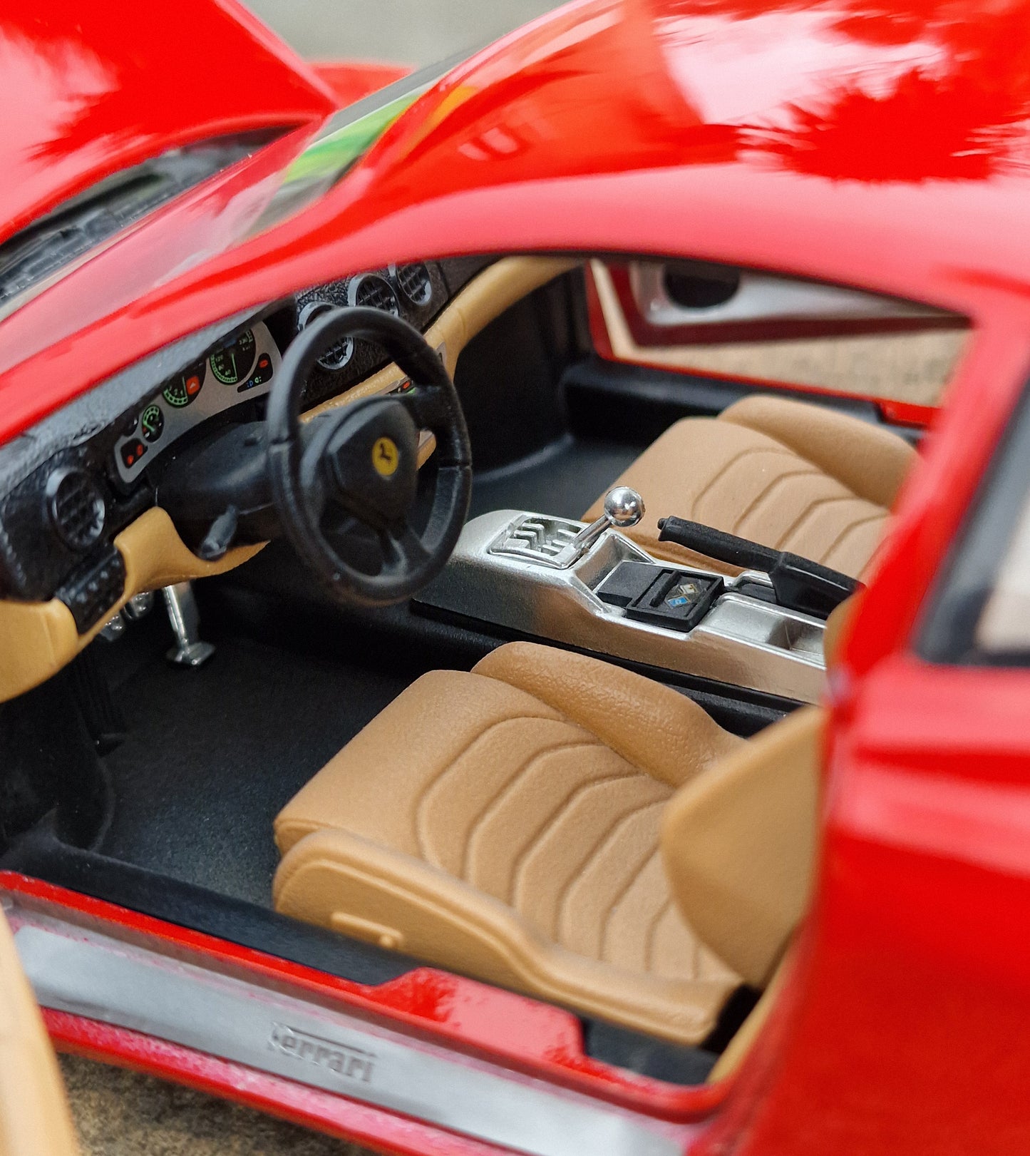 modellino auto scala 1/18 ferrari 360 modena modellini della bburago