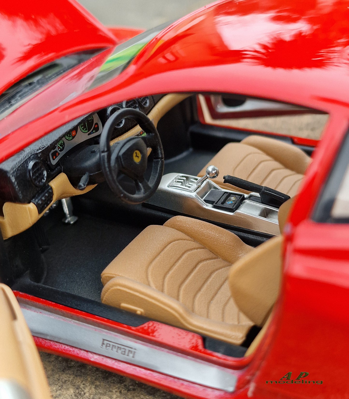 modellino auto scala 1/18 ferrari 360 modena modellini della bburago