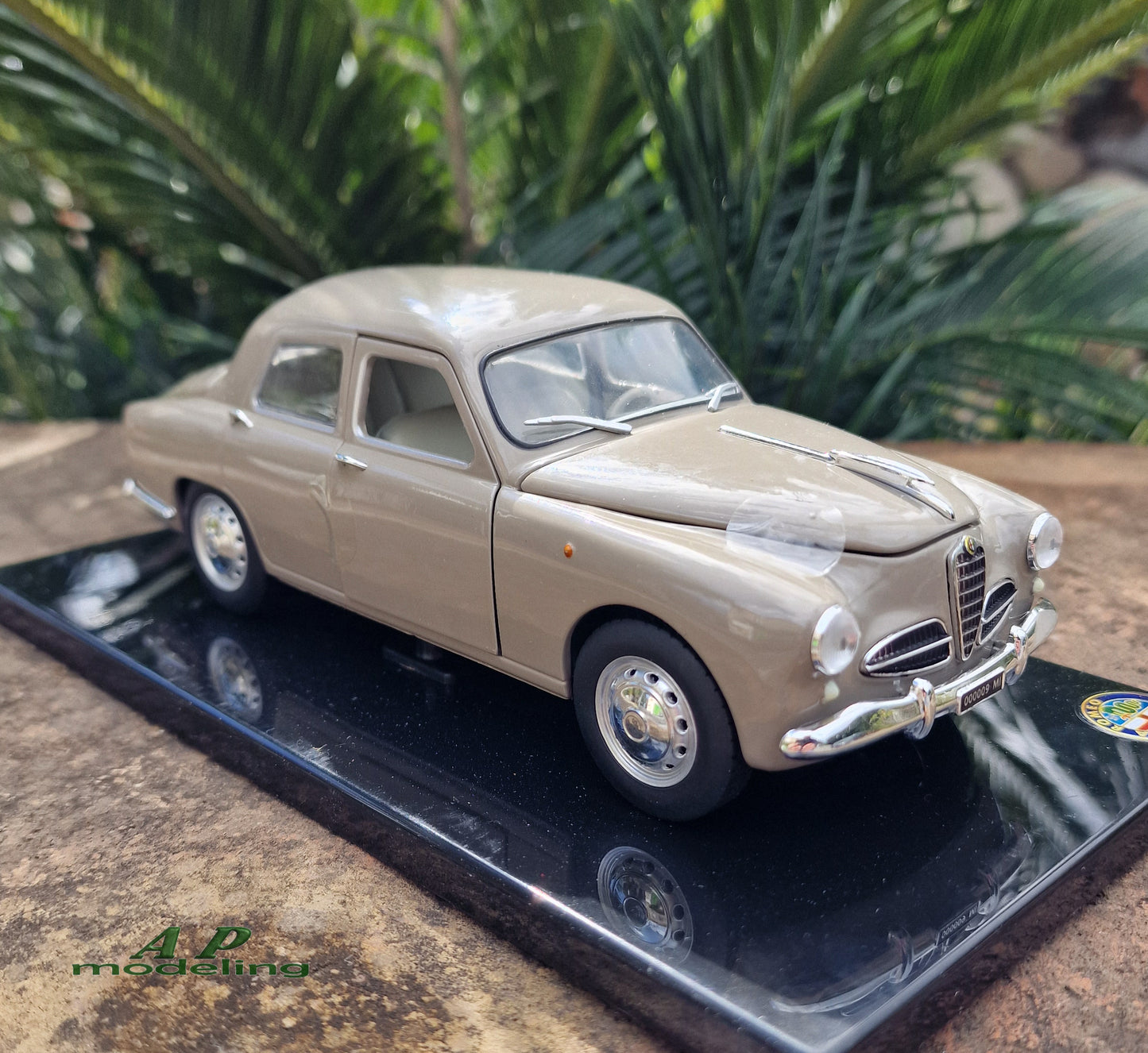 modellino auto 1/24 alfa romeo 1900 del 1950 modellini vintage da collezione usato