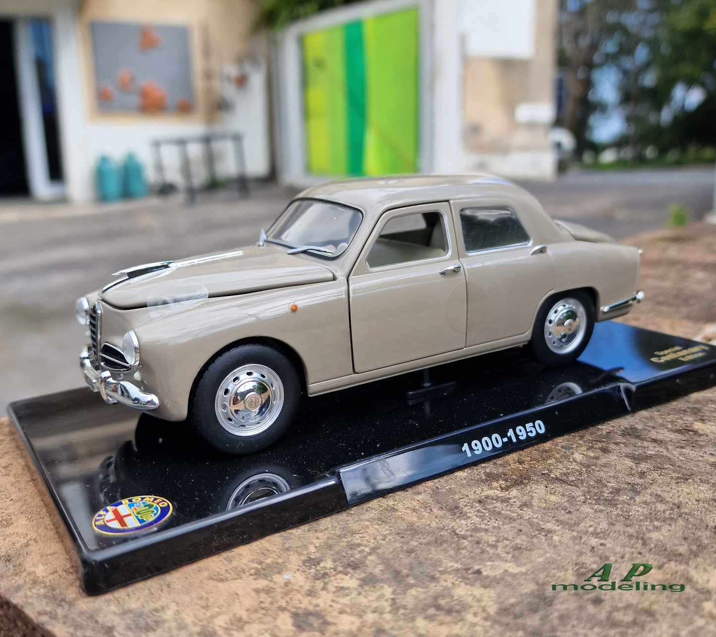modellino auto 1/24 alfa romeo 1900 del 1950 modellini vintage da collezione usato