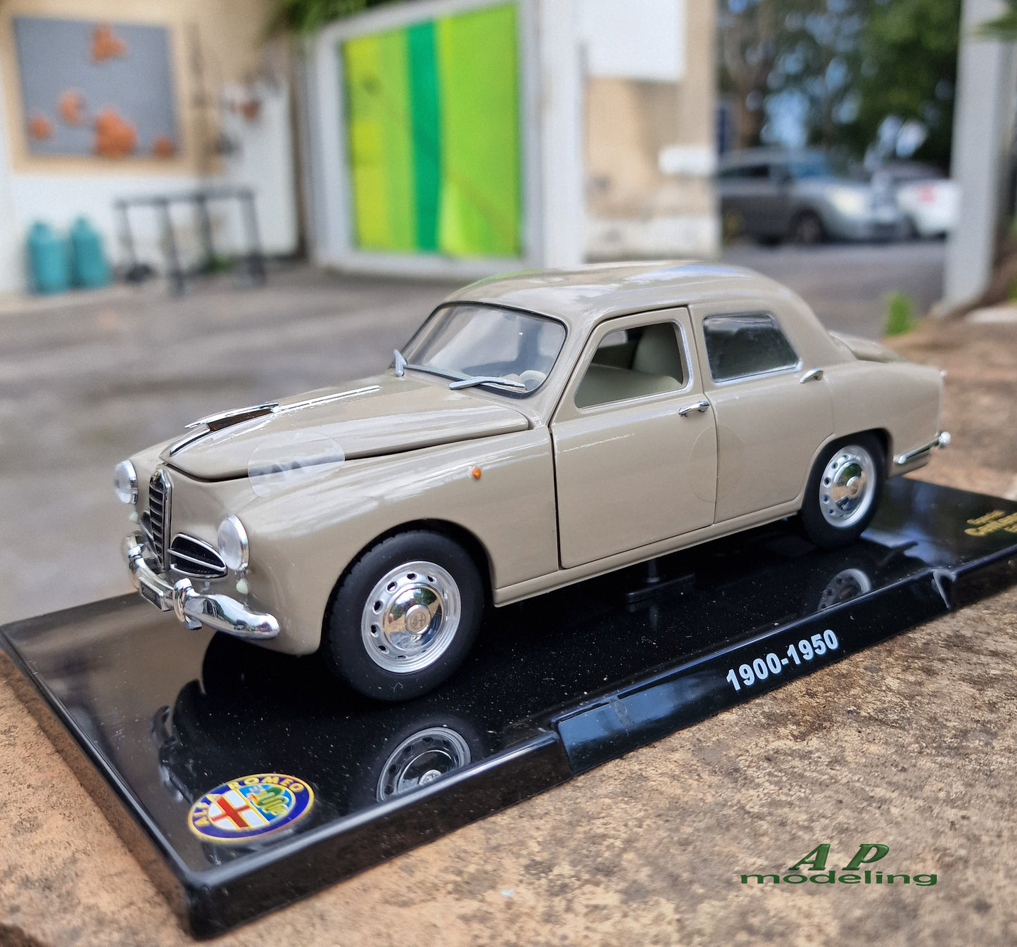 modellino auto 1/24 alfa romeo 1900 del 1950 modellini vintage da collezione usato