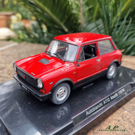 modellino auto scala 1/24 autobianchi a112 abarth del 1979 modellini usato