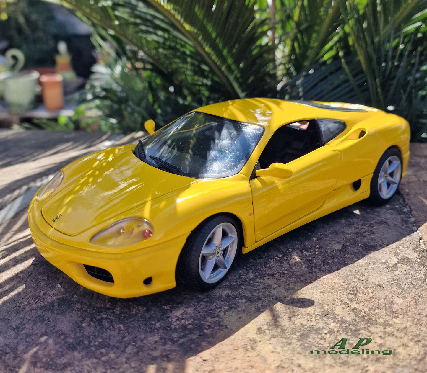 modellino auto scala 1/18 Ferrari 360 Modena modellini da collezione hot wheels
