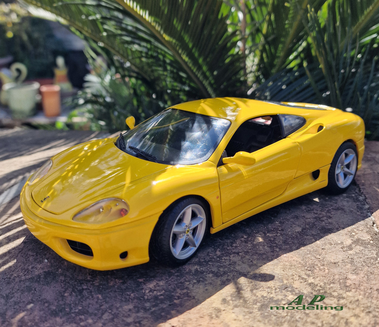 modellino auto scala 1/18 Ferrari 360 Modena modellini da collezione hot wheels