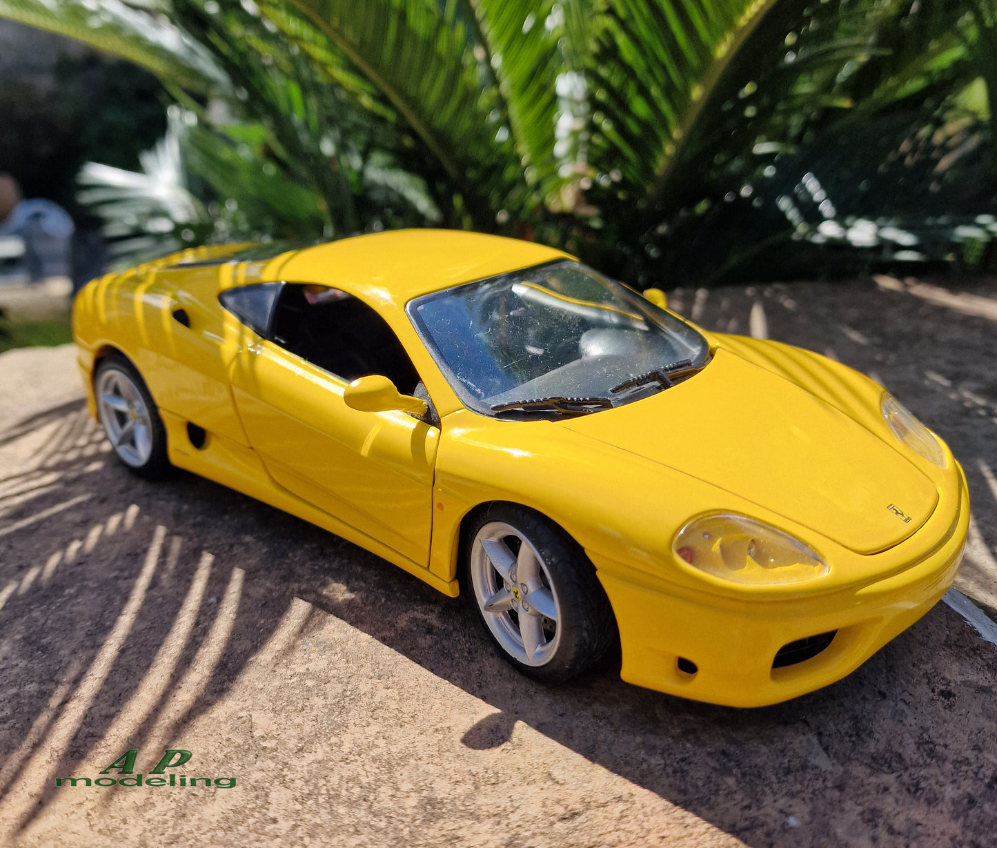 modellino auto scala 1/18 Ferrari 360 Modena modellini da collezione hot wheels