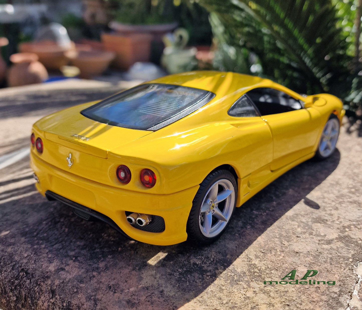 modellino auto scala 1/18 Ferrari 360 Modena modellini da collezione hot wheels