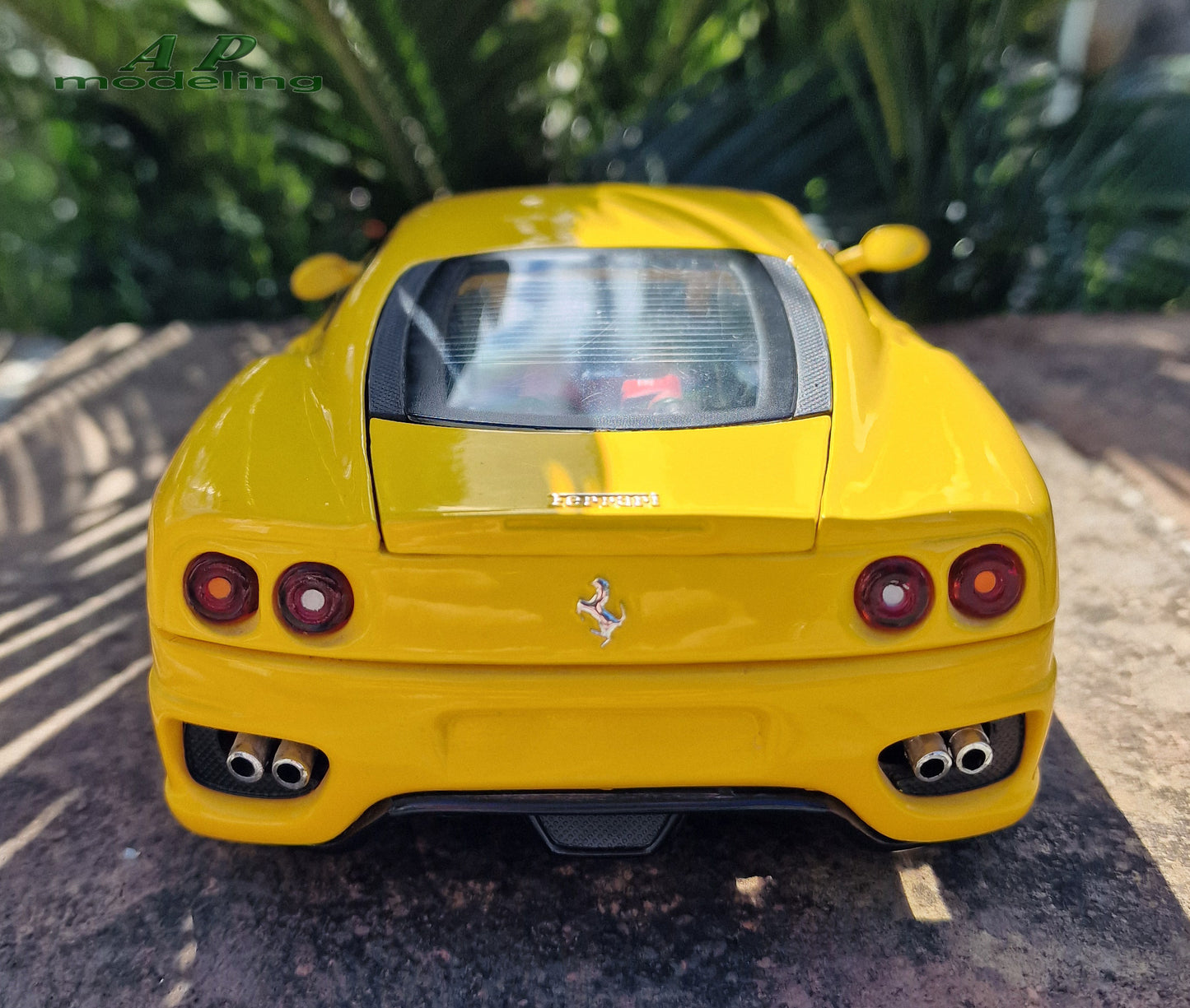 modellino auto scala 1/18 Ferrari 360 Modena modellini da collezione hot wheels