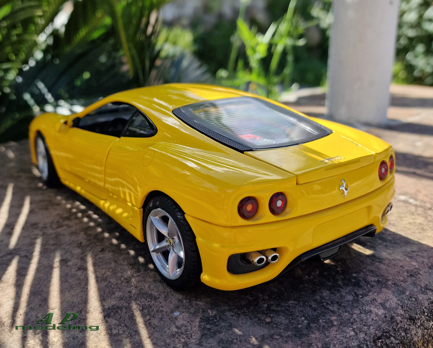 modellino auto scala 1/18 Ferrari 360 Modena modellini da collezione hot wheels