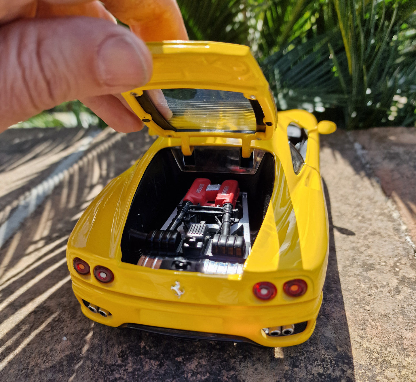 modellino auto scala 1/18 Ferrari 360 Modena modellini da collezione hot wheels