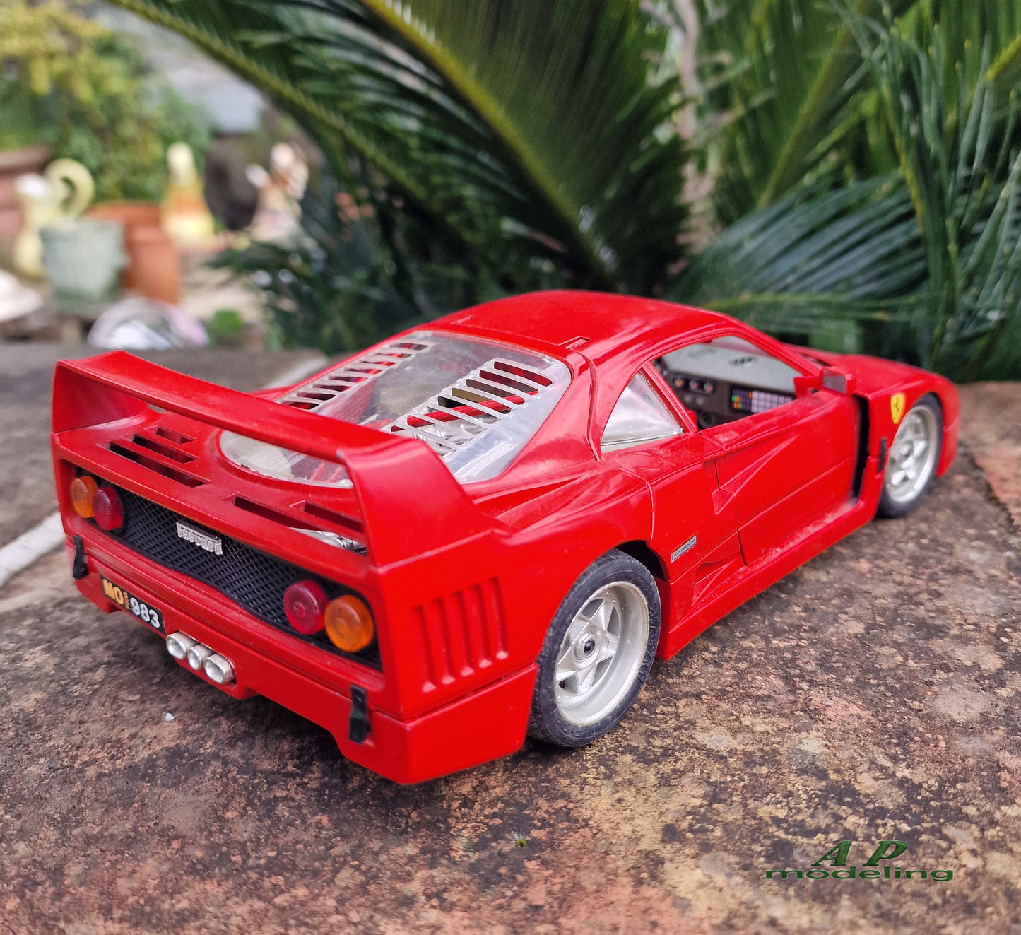 modellino auto 1/18 Ferrari f40 della Bburago modellini da collezione diecast