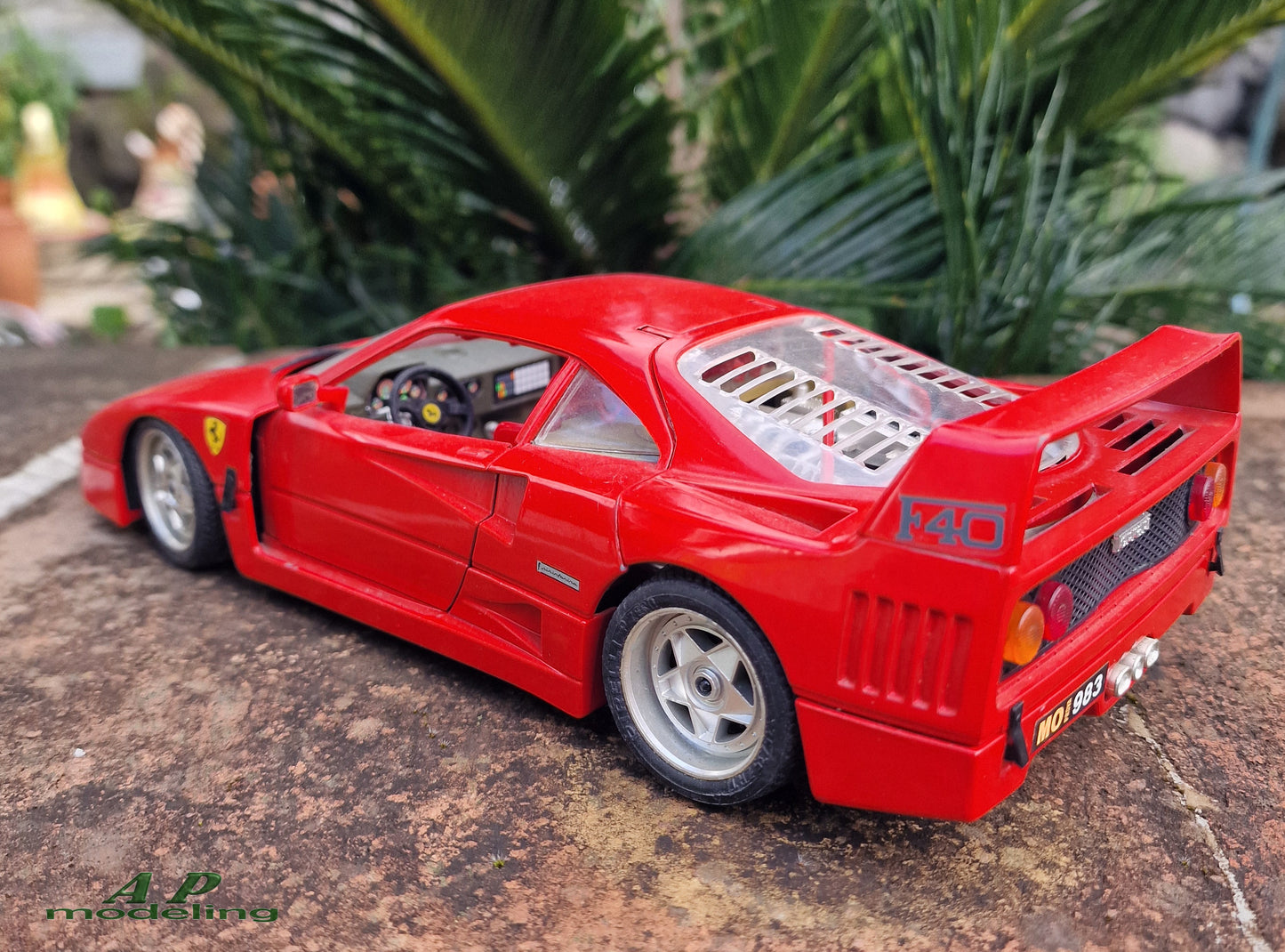 modellino auto 1/18 Ferrari f40 della Bburago modellini da collezione diecast