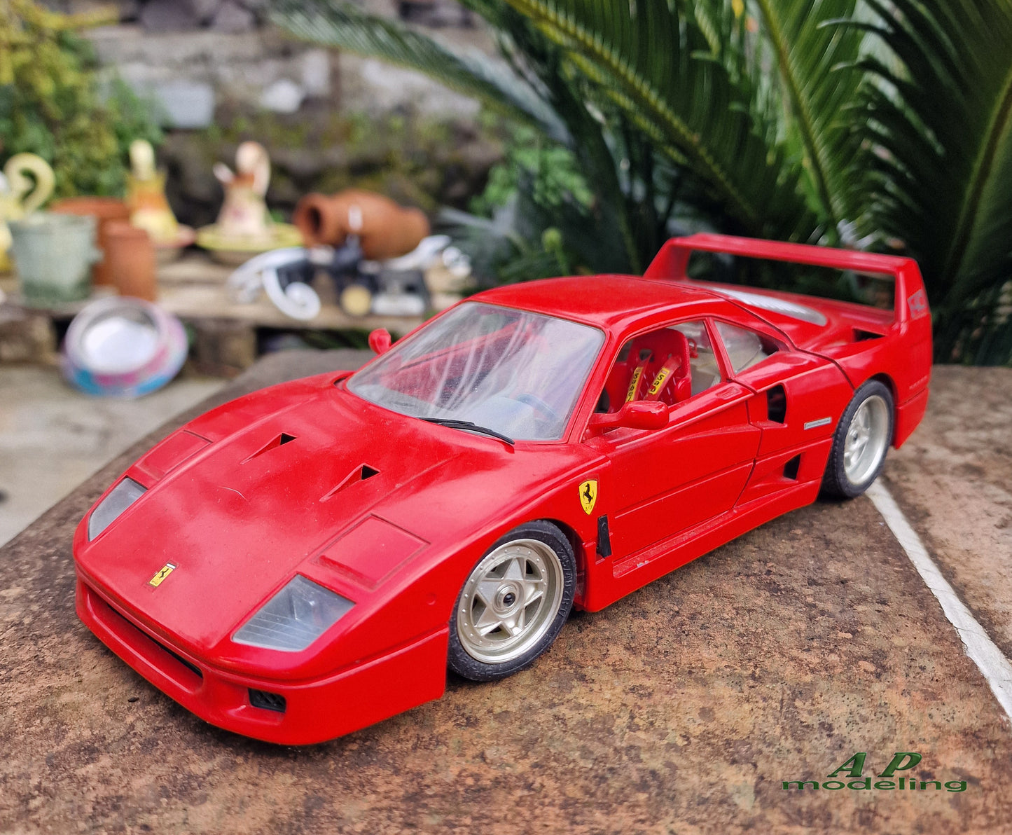 modellino auto 1/18 Ferrari f40 della Bburago modellini da collezione diecast