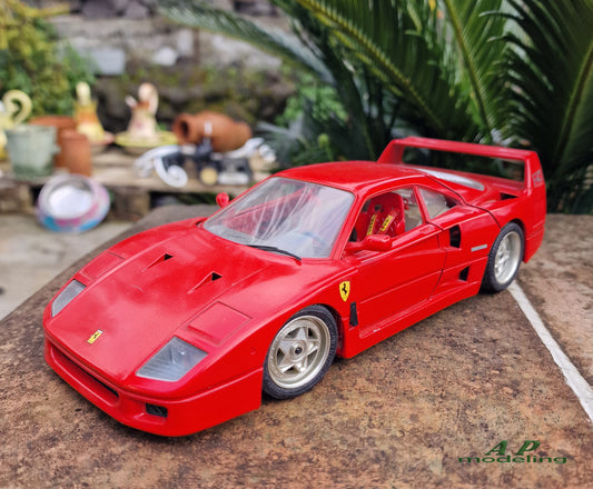 modellino auto 1/18 Ferrari f40 della Bburago modellini da collezione diecast