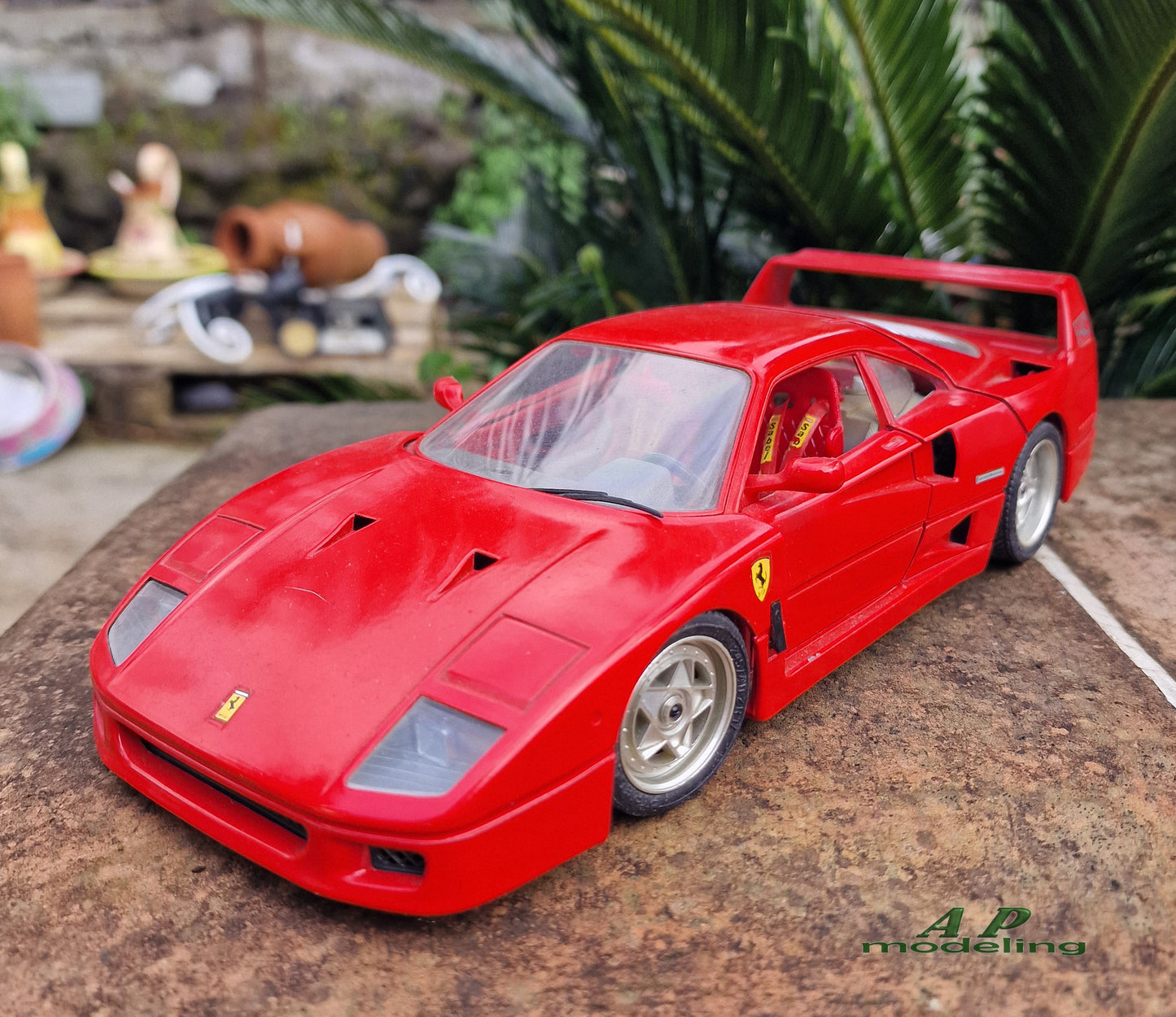 modellino auto 1/18 Ferrari f40 della Bburago modellini da collezione diecast
