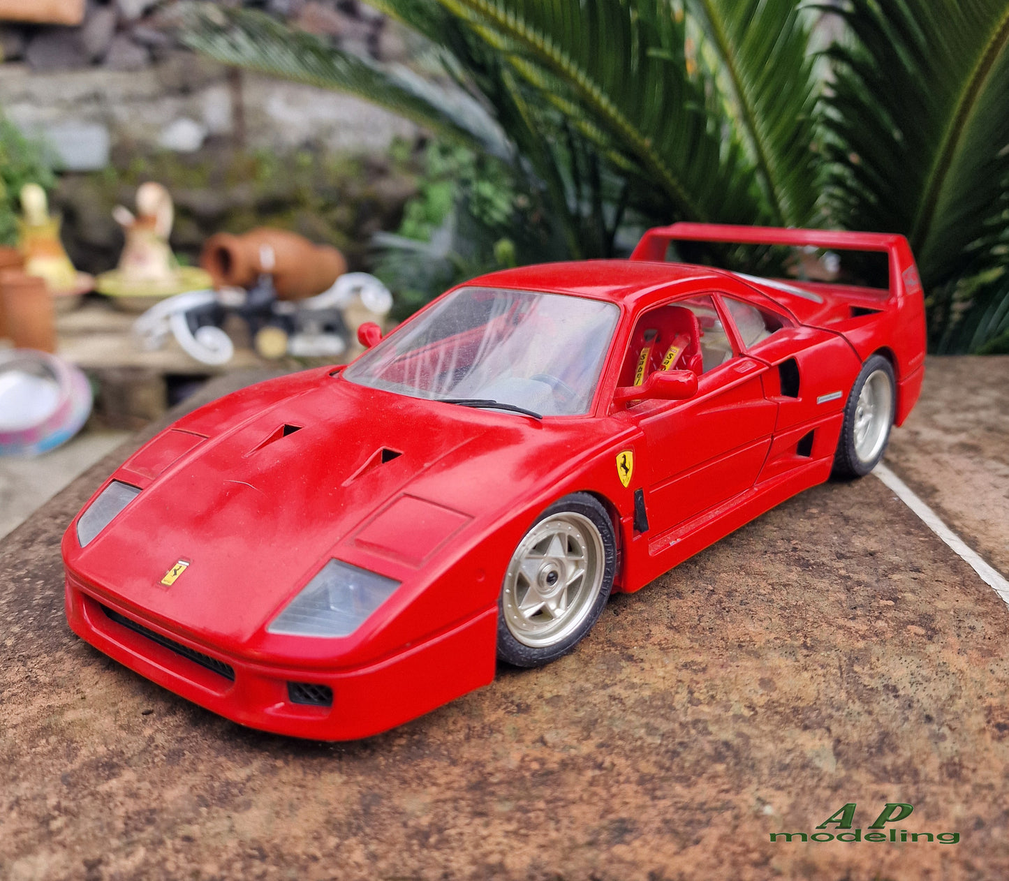 modellino auto 1/18 Ferrari f40 della Bburago modellini da collezione diecast