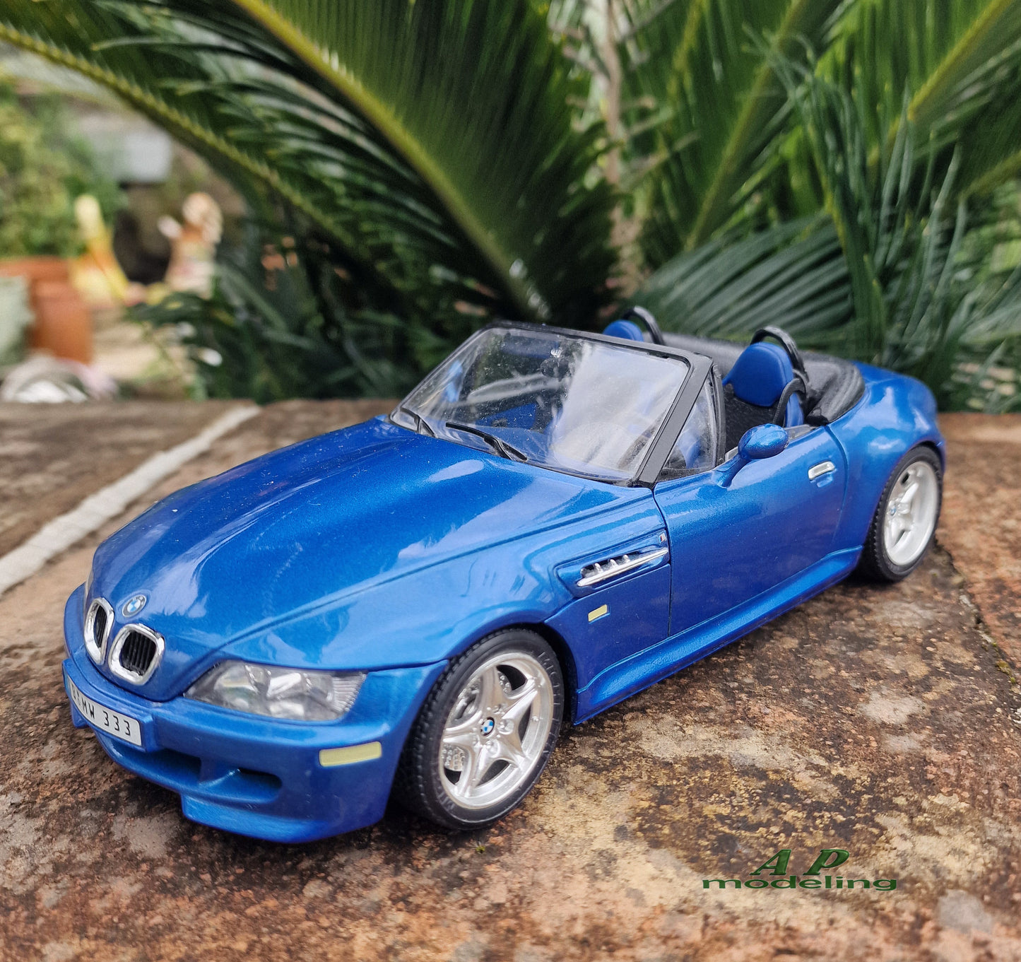 modellino auto scala 1/18 bmw z3 roadster modellini da collezione della bburago
