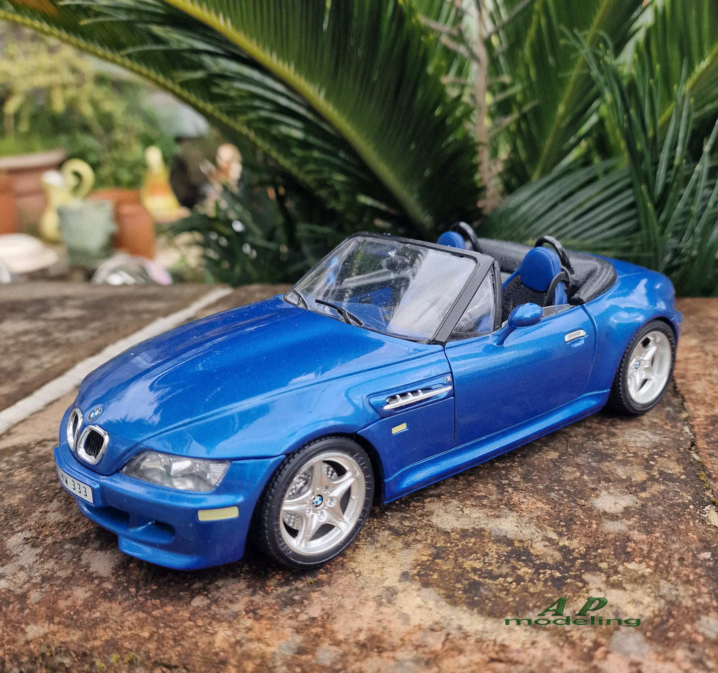 modellino auto scala 1/18 bmw z3 roadster modellini da collezione della bburago