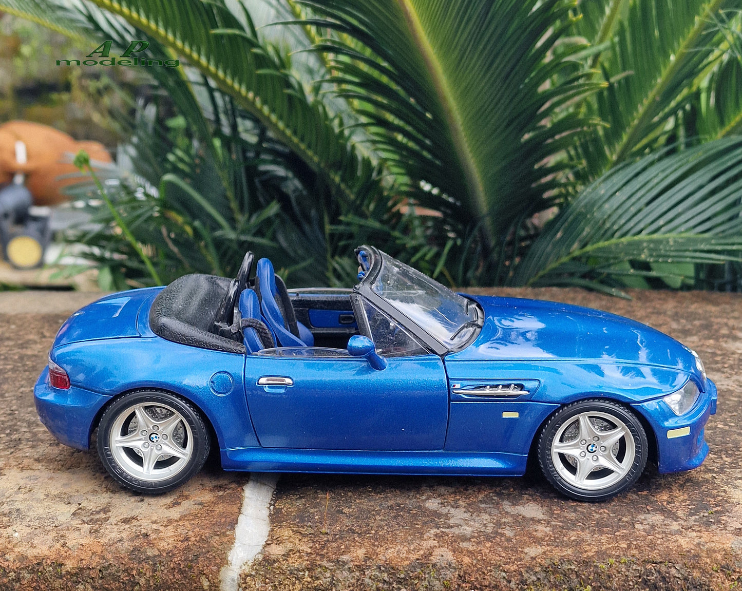modellino auto scala 1/18 bmw z3 roadster modellini da collezione della bburago