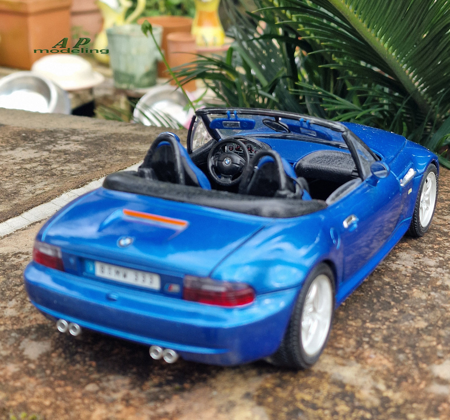 modellino auto scala 1/18 bmw z3 roadster modellini da collezione della bburago