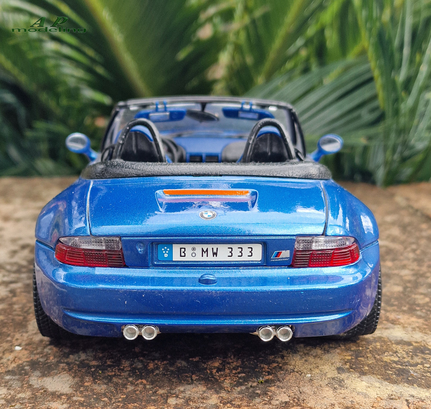 modellino auto scala 1/18 bmw z3 roadster modellini da collezione della bburago